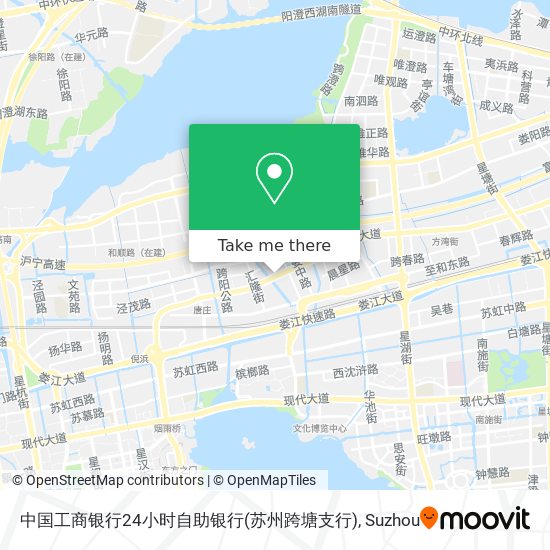 中国工商银行24小时自助银行(苏州跨塘支行) map