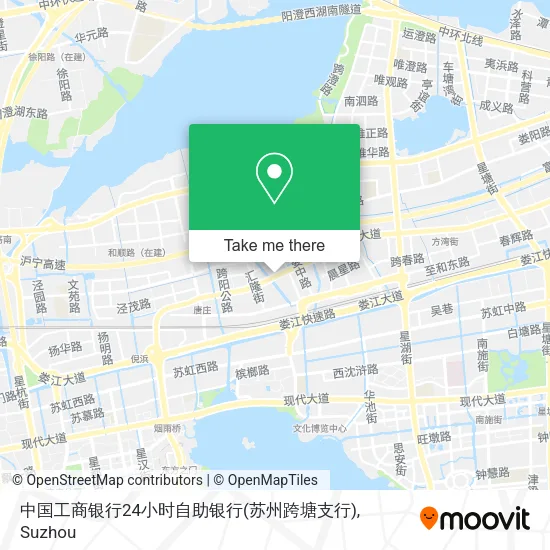 中国工商银行24小时自助银行(苏州跨塘支行) map
