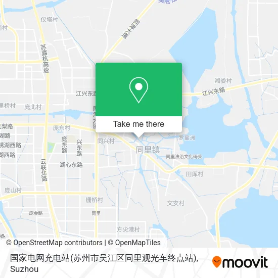 国家电网充电站(苏州市吴江区同里观光车终点站) map