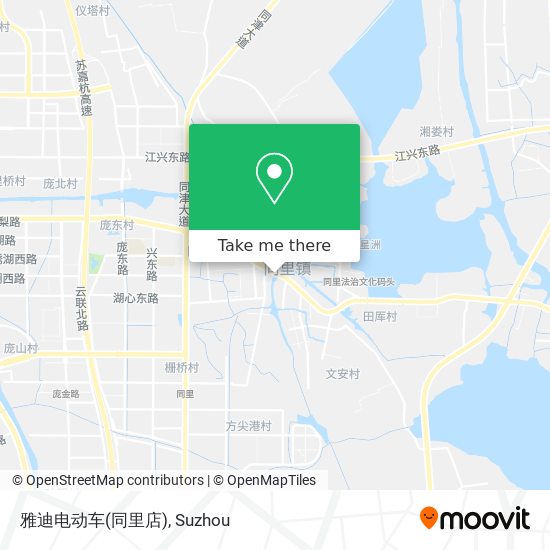 雅迪电动车(同里店) map