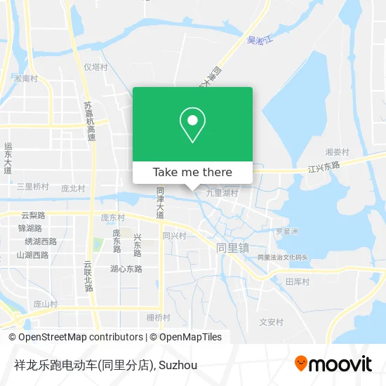 祥龙乐跑电动车(同里分店) map