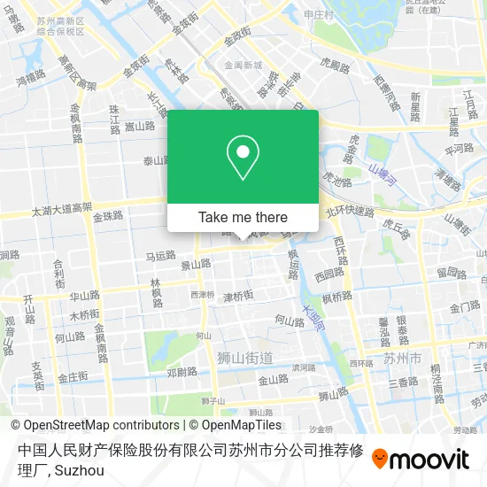 中国人民财产保险股份有限公司苏州市分公司推荐修理厂 map
