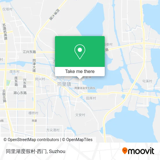 同里湖度假村-西门 map