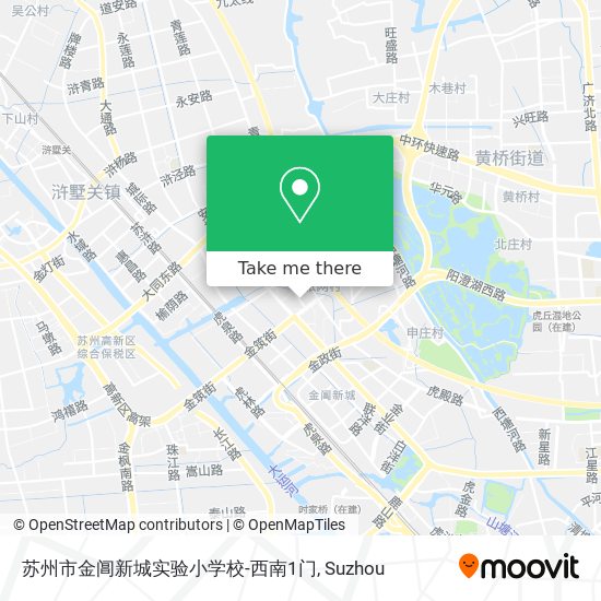 苏州市金阊新城实验小学校-西南1门 map