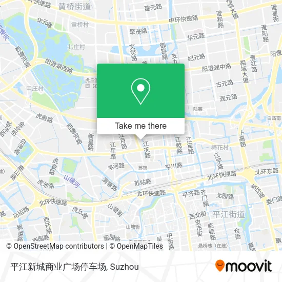 平江新城商业广场停车场 map