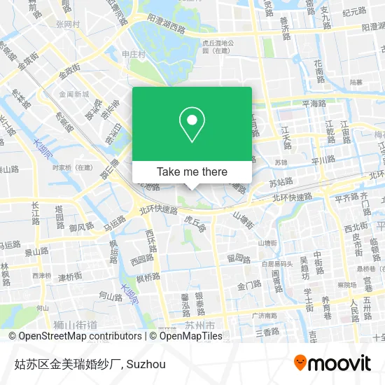 姑苏区金美瑞婚纱厂 map