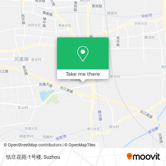 恬庄花苑-1号楼 map