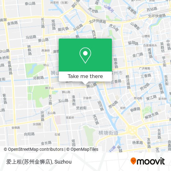 爱上租(苏州金狮店) map