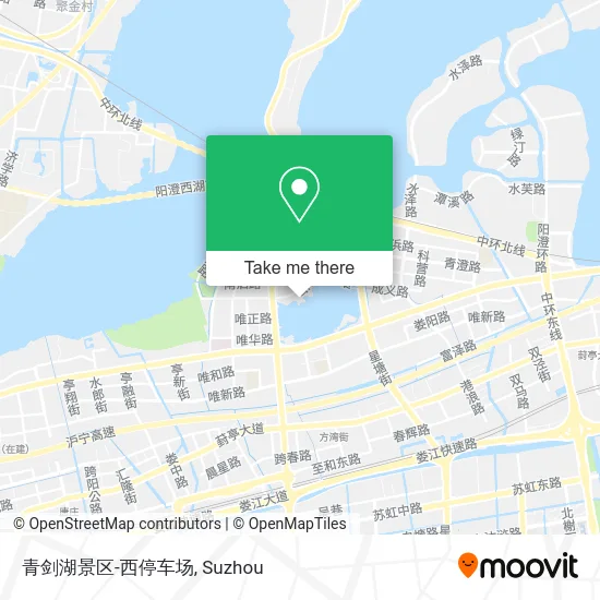 青剑湖景区-西停车场 map