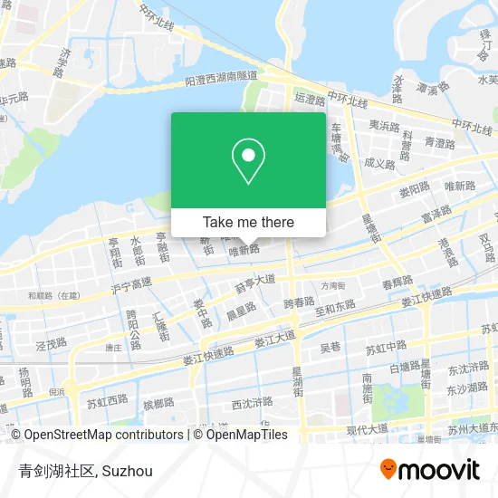 青剑湖社区 map