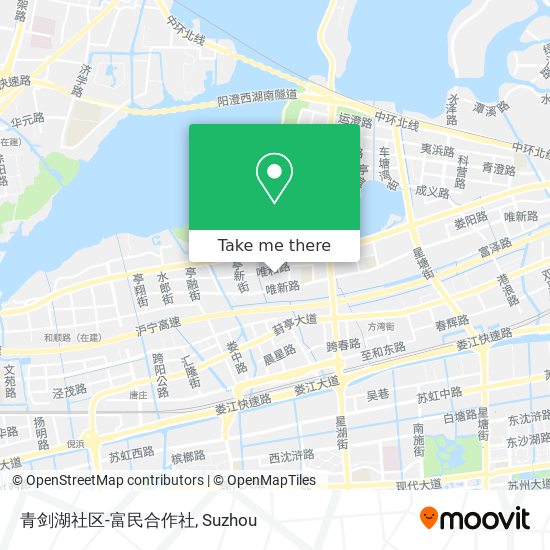 青剑湖社区-富民合作社 map