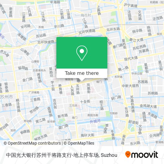 中国光大银行苏州干将路支行-地上停车场 map