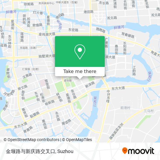 金堰路与新庆路交叉口 map