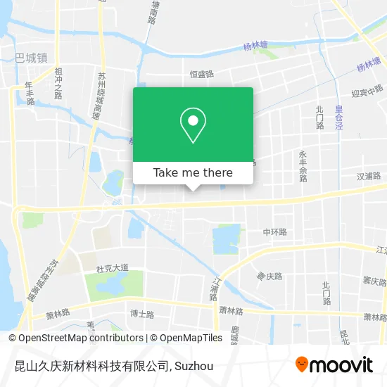 昆山久庆新材料科技有限公司 map