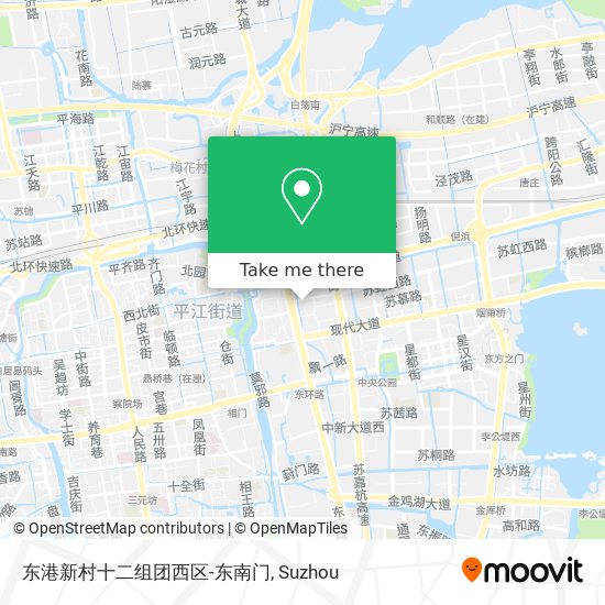 东港新村十二组团西区-东南门 map