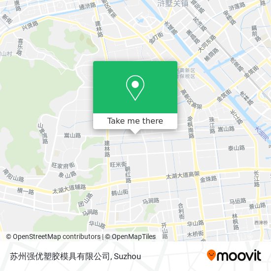 苏州强优塑胶模具有限公司 map