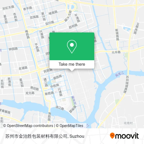 苏州市金治胜包装材料有限公司 map