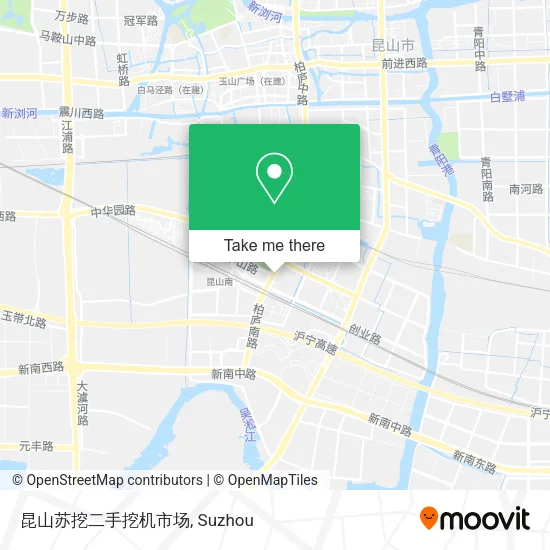 昆山苏挖二手挖机市场 map