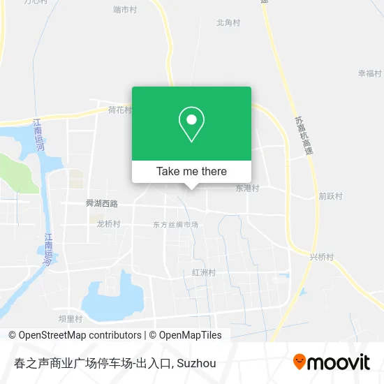 春之声商业广场停车场-出入口 map