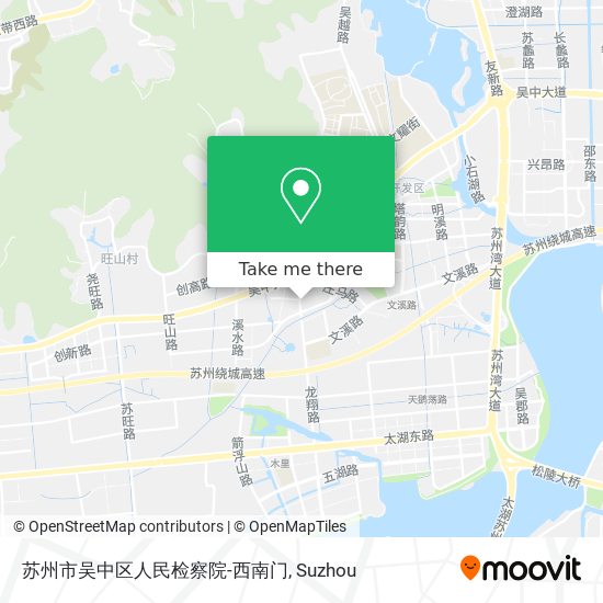 苏州市吴中区人民检察院-西南门 map