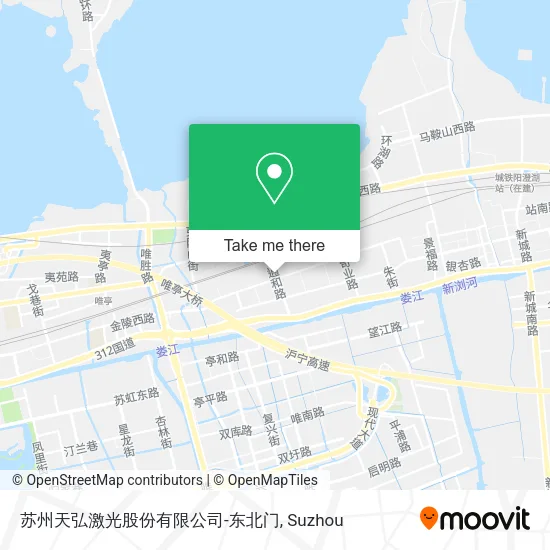 苏州天弘激光股份有限公司-东北门 map