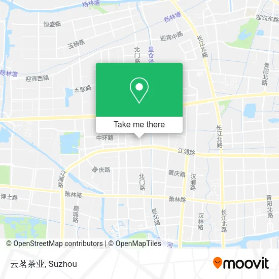 云茗茶业 map