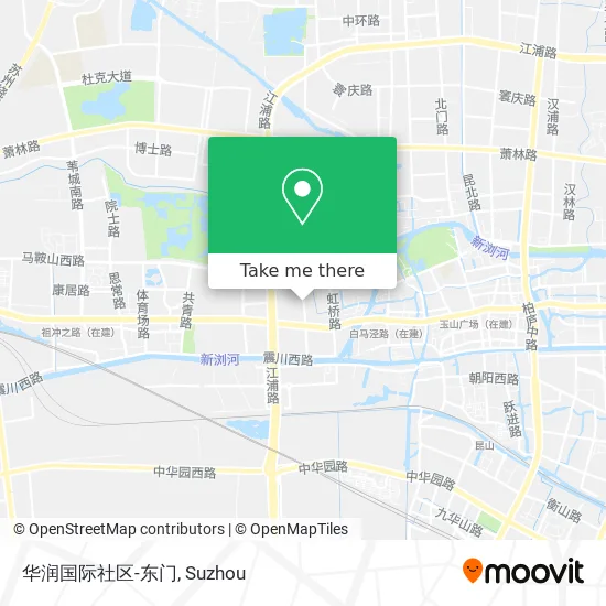 华润国际社区-东门 map