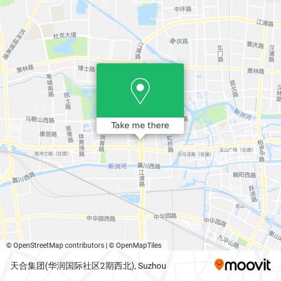 天合集团(华润国际社区2期西北) map