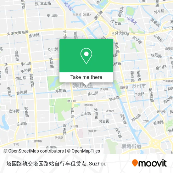 塔园路轨交塔园路站自行车租赁点 map