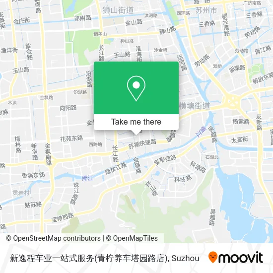新逸程车业一站式服务(青柠养车塔园路店) map