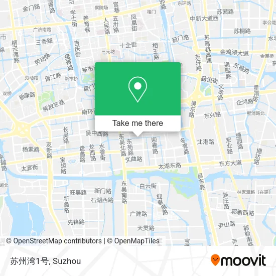 苏州湾1号 map