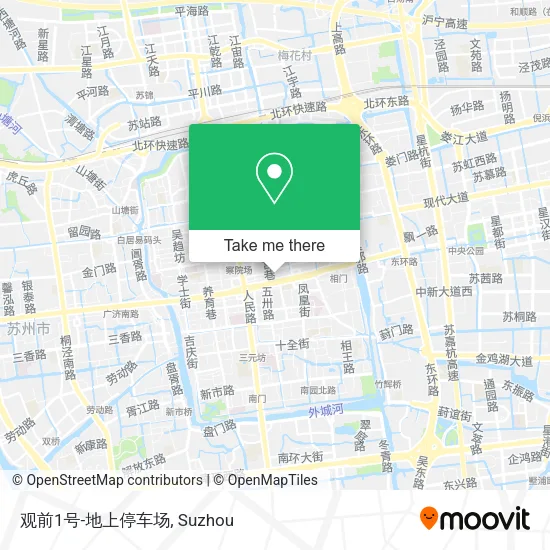 观前1号-地上停车场 map