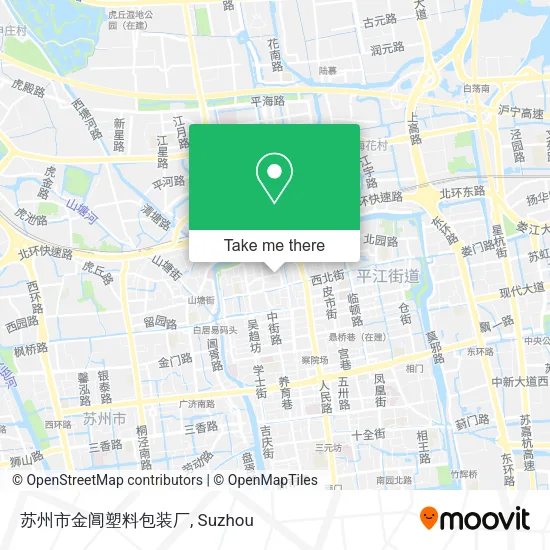 苏州市金阊塑料包装厂 map