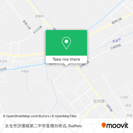 太仓市沙溪镇第二中学直塘办班点 map