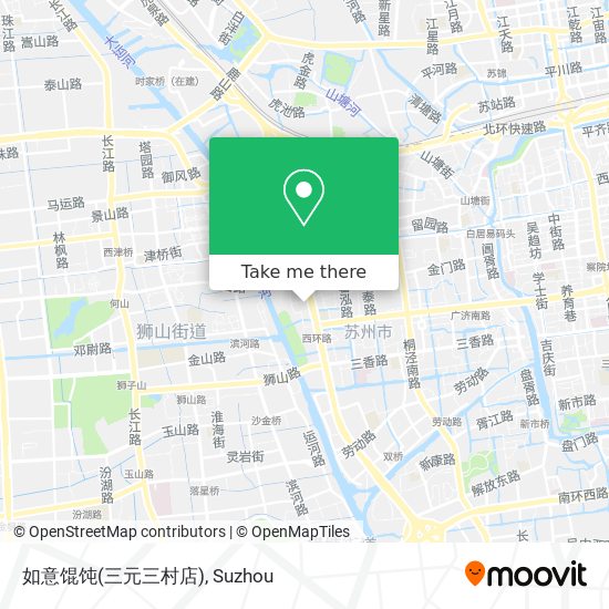 如意馄饨(三元三村店) map