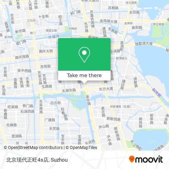 北京现代正旺4s店 map