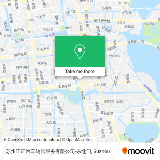 苏州正旺汽车销售服务有限公司-东北门 map
