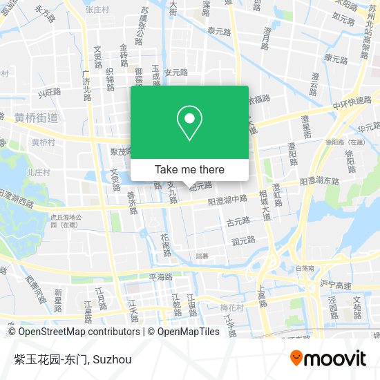 紫玉花园-东门 map