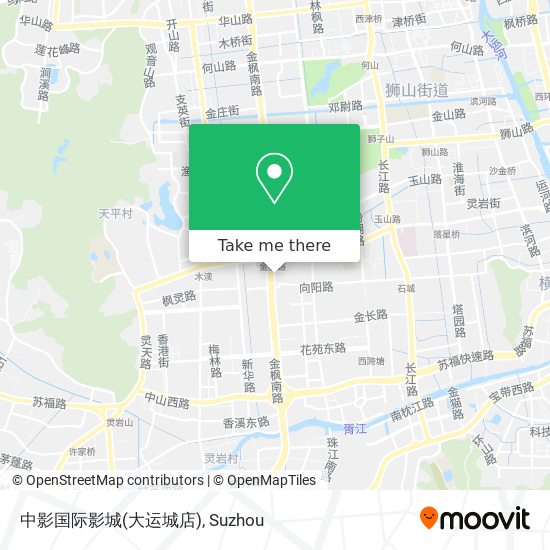 中影国际影城(大运城店) map