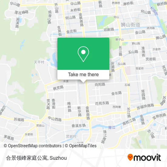 合景领峰家庭公寓 map