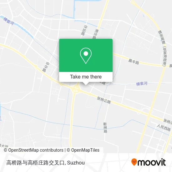 高桥路与高梧庄路交叉口 map