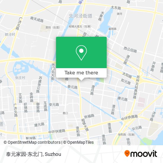 泰元家园-东北门 map