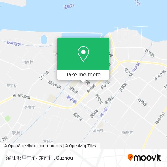 滨江邻里中心-东南门 map