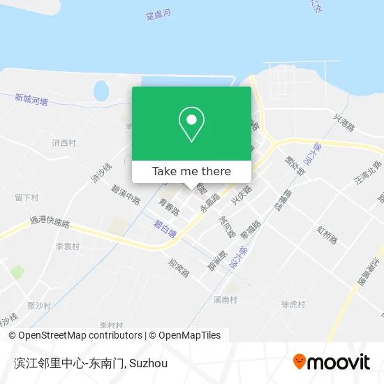 滨江邻里中心-东南门 map