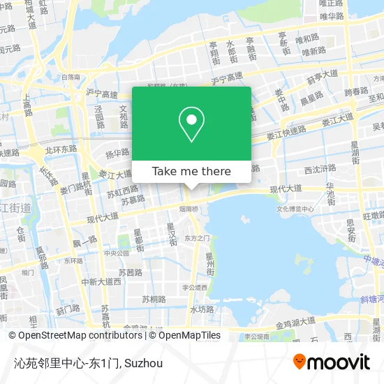 沁苑邻里中心-东1门 map