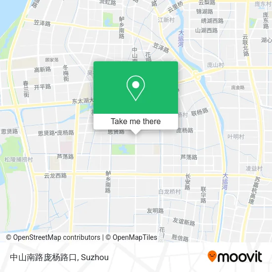中山南路庞杨路口 map