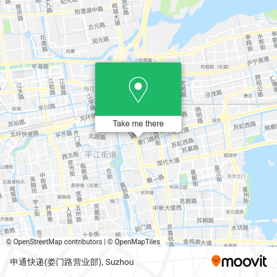 申通快递(娄门路营业部) map