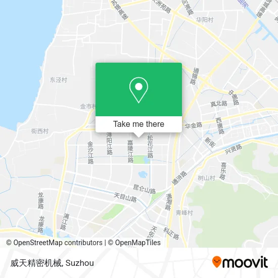 威天精密机械 map
