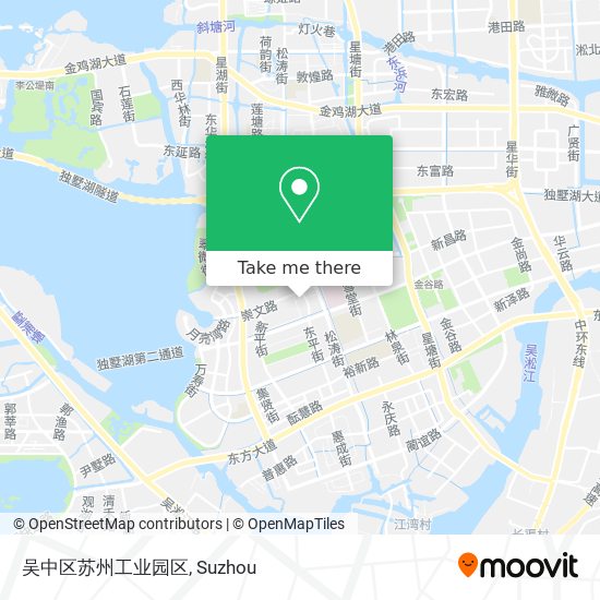 吴中区苏州工业园区 map