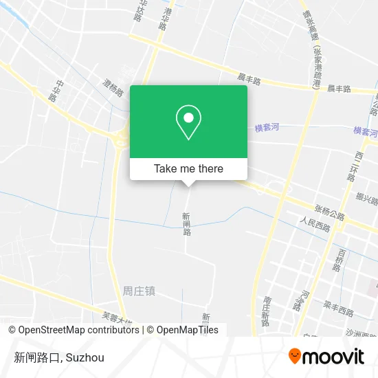 新闸路口 map